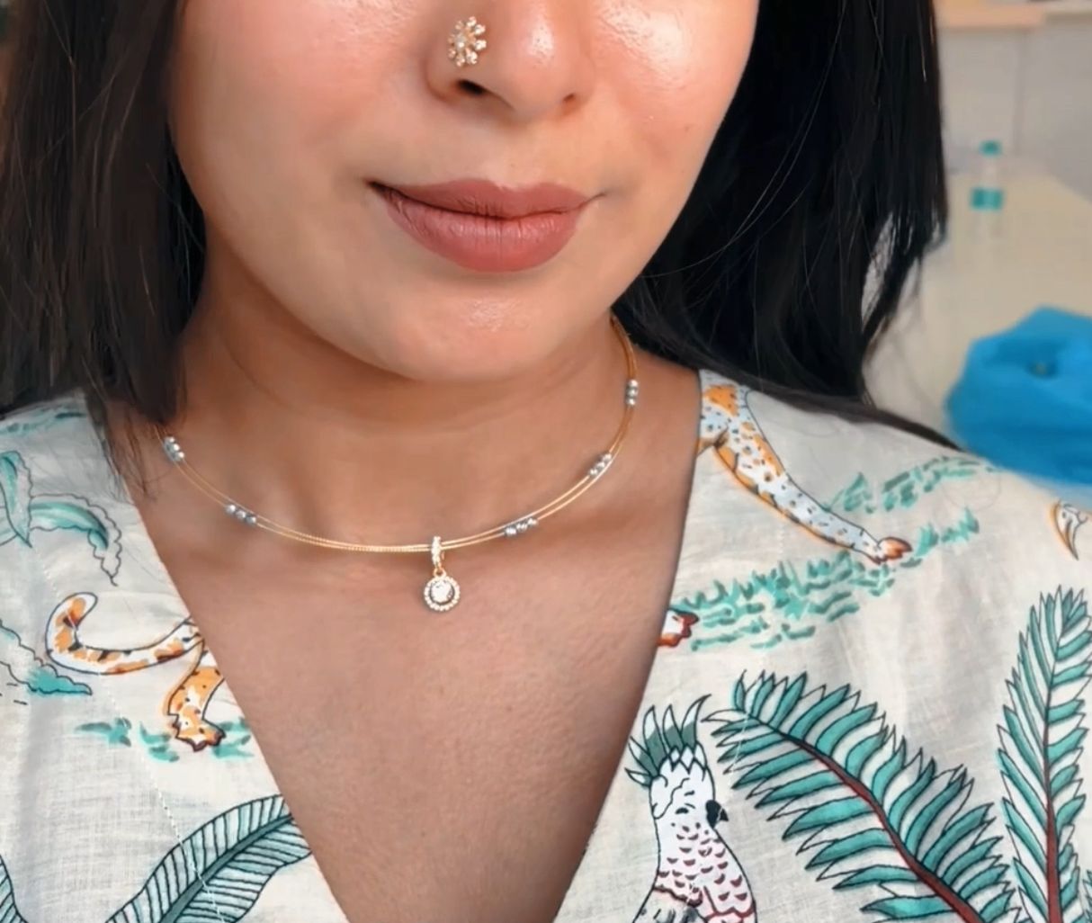 DUAL LAYER SILVER CHAIN