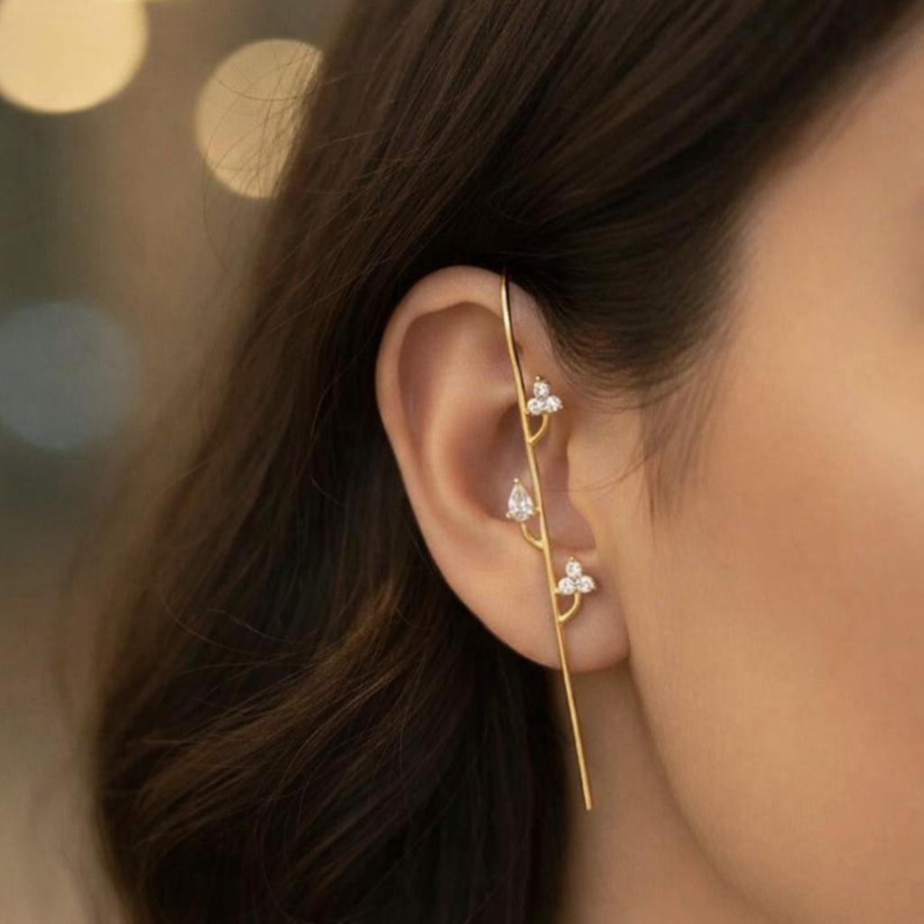NIVA DROP STICK EARRINGS