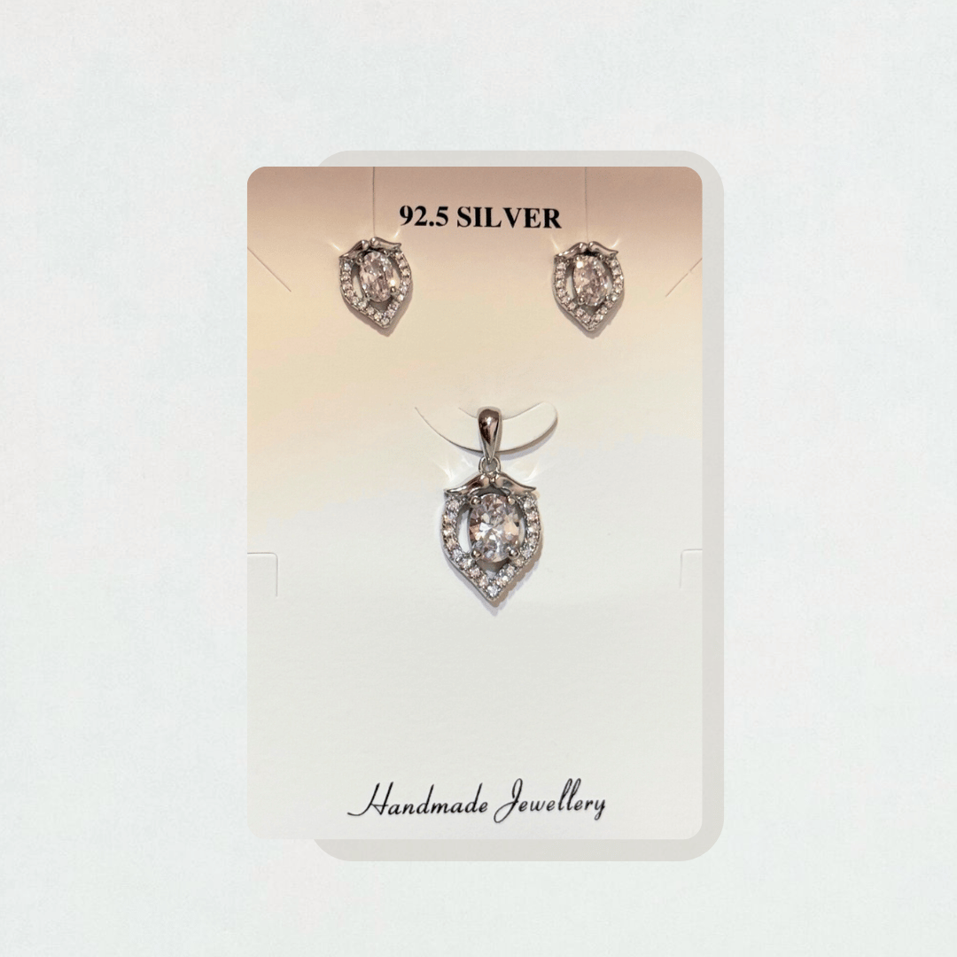 SILVER PENDANT SET - 2
