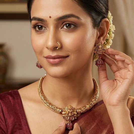 ANTIQUE LAKSHMI NECKLACE